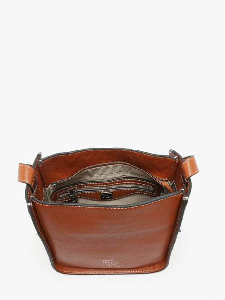 Sac Bandoulière S Foudre Cuir Etrier Marron foudre EFOD087S vue secondaire 3
