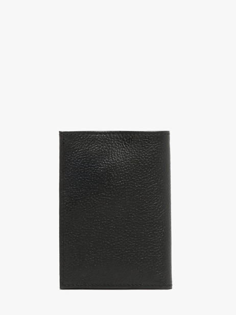 Portefeuille Porte-monnaie Madras Cuir Etrier Noir madras EMAD941 vue secondaire 2