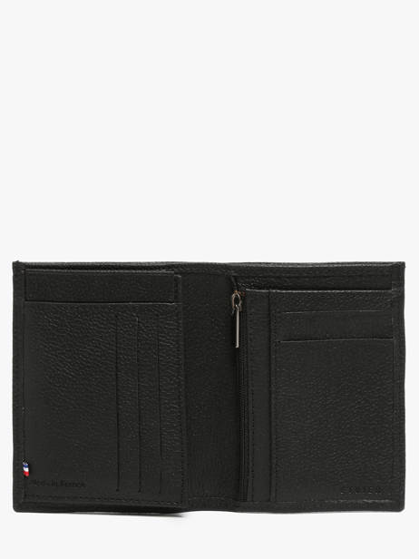 Portefeuille Porte-monnaie Madras Cuir Etrier Noir madras EMAD142 vue secondaire 1