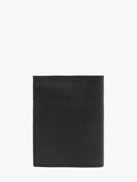 Portefeuille Porte-monnaie Madras Cuir Etrier Noir madras EMAD142 vue secondaire 3