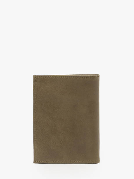 Portefeuille Porte-monnaie Oil Cuir Etrier Vert oil EOIL247 vue secondaire 3