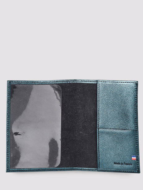 Etui Passeport Etincelle Irisée Cuir Etrier Vert etincelle irisee EETI025 vue secondaire 1